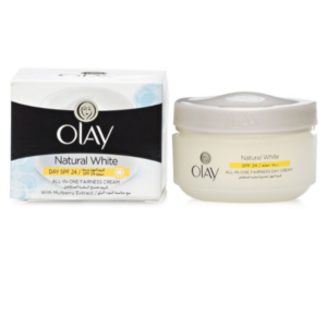 OLAY Imported Natural White Glowing Fairness Day Spf 24 All In One Fairness Cream (50 g)