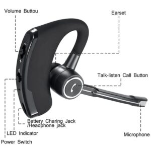 V8S Wireless Earphone Business Bluetooth Headset