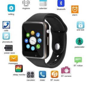 Black Bluetooth Smart Watch Dz09 ultra