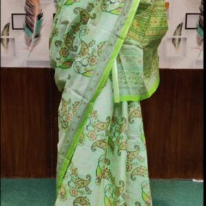 ডিজিটাল প্রিন্ট সুতি শাড়ি