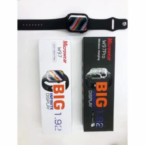 Microwear W97 Pro Smartwatch 1.92 Full Display Watch 45MM Wireless Charger Calling Option - Series 7