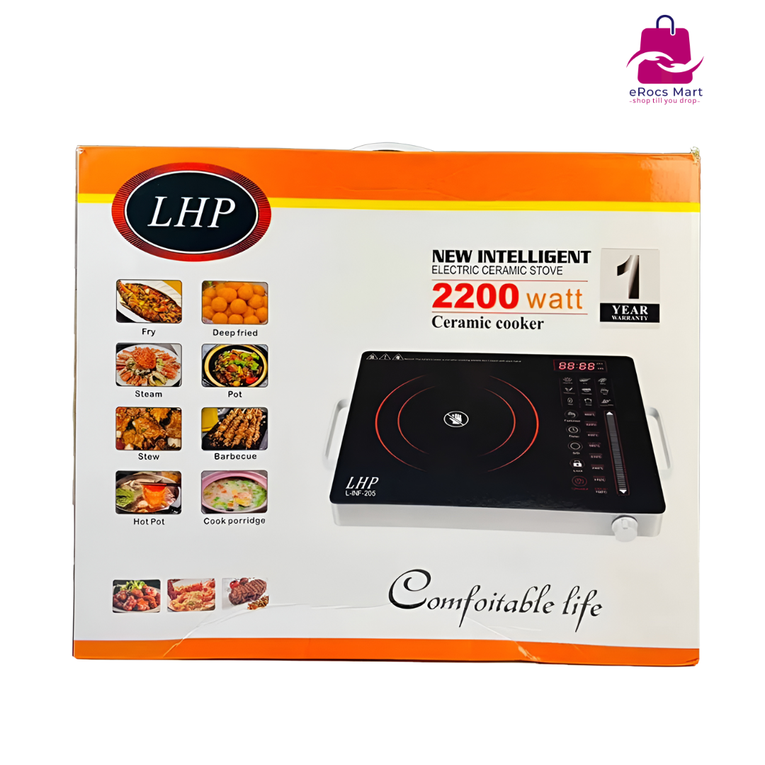 LHP Electric Intelligent Ceramic Stove L-INF-205 – 5.2L Non-Stick Cooker Bangladesh