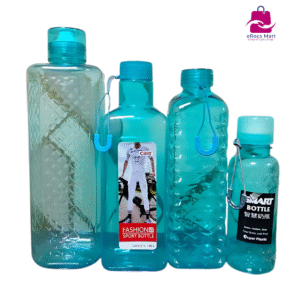 Water Bottle Combo 2 – 4pcs Premium Plastic Bottles (2L, 1L, 1L, 500ml) Bangladesh