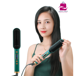 2 in 1 Professional Straightener and Curling Iron Comb Brush