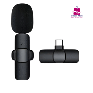 K8 Wireless Lavalier Type-C Microphone | Plug-and-Play Auto-Syncs Mic for Vlogs & Interviews in Bangladesh