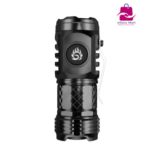 Mini Tactical Torch Super Bright 3 LED Flashlight Type-C Rechargeable Camping Light ABS+Metal Clip Hiking Lamp Easy To Carry&Use